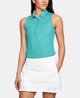 teal sleeveless top with white mini golf skirt