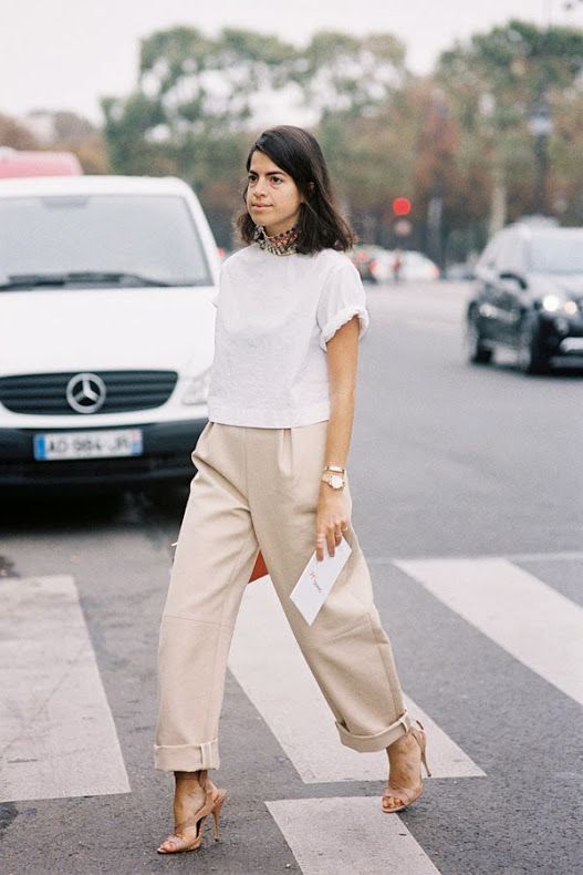 cropped wide leg pants chic casual