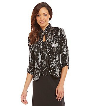 best black and silver sequin jacket for wedding guest
