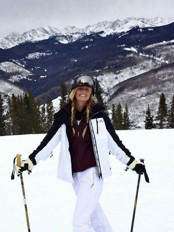 ski pants burgundy white