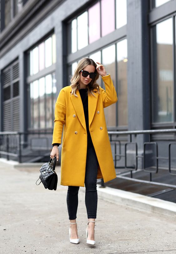 cashmere skirt yellow