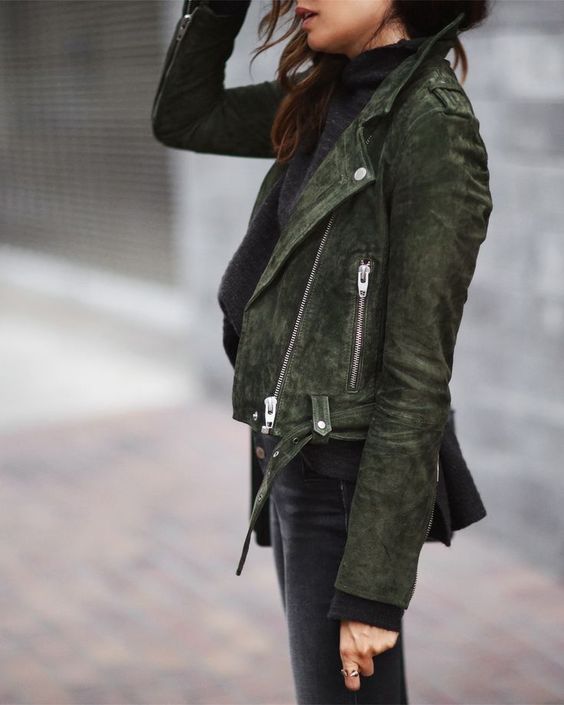 olive jacket relaxed