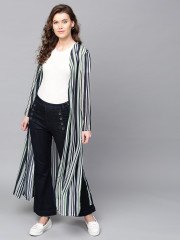 black and white vertical striped maxi axis