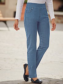 white form fitting top high rise straight jeans