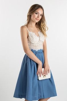 lace bralette high waist flare skirt