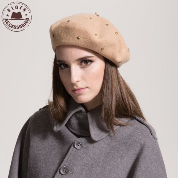 painter rivet hat gray wool trench coat