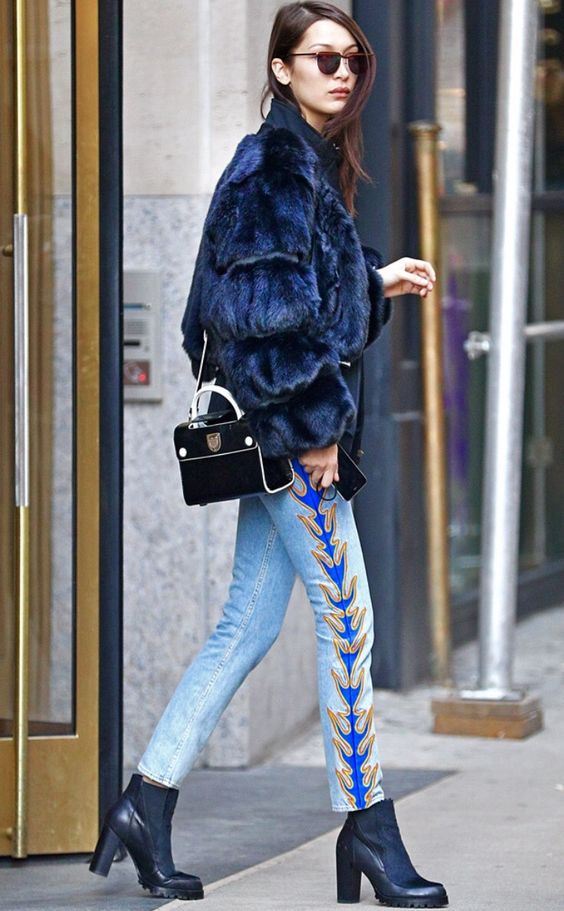 embroidered jeans coat