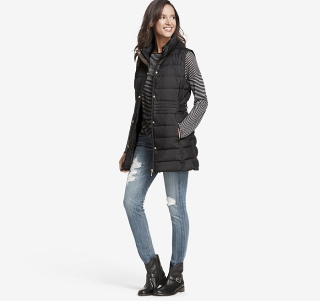 long quilted vest