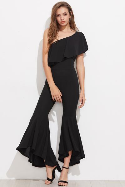 off the shoulder Palazzo jumpsuit