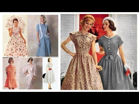Vintage Outfit Ideas 2019-20=Vintage Dresses 50s Style=Retro Style .