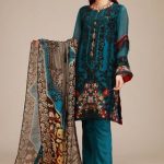 Khaadi 3 piece Custom Stitched Suit - Green - LCP18403 | Salwar .