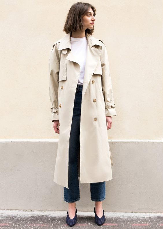 double breasted jacket trench classic