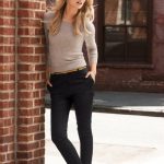 Black ankle pants and gap camel tneck | Fashion, Style, Work outf