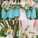 Chocolate Brown and Aqua Blue Wedding Ideas | Aqua bridesmaid .