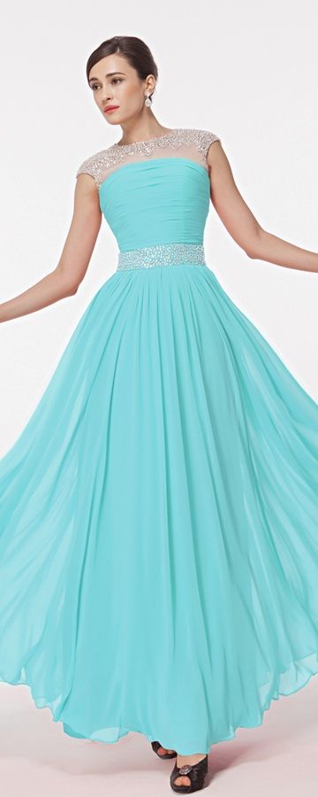 aqua blue dresses - Dress