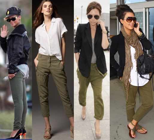Army Green Pants Outfits for
  Ladies