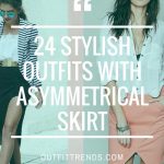 Asymmetrical Skirt Outfits-24 Ideas to Wear Asymmetrical Skirts .