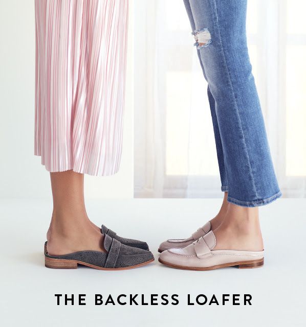 Obsessed with backless loafers! Fashion ideas / style / spring .