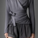 silk cotton wrap cardigan | Burberry I really like the grey colour .