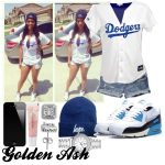 Dodgers Hype, created by fashionsetstyler on Polyvore | Dodgers .