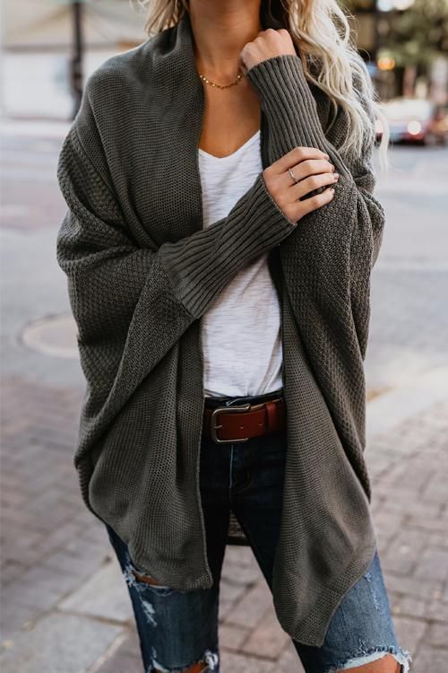 37 Batwing Cardigan Outfit Ideas for Fall | Fashion, Casual .