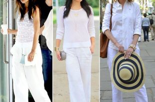 How To Wear White Linen Pants | White linen pants, White linen .