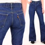 70s Vintage Levis High Waist Bell Bottom Jeans Womens 0 00 | Et