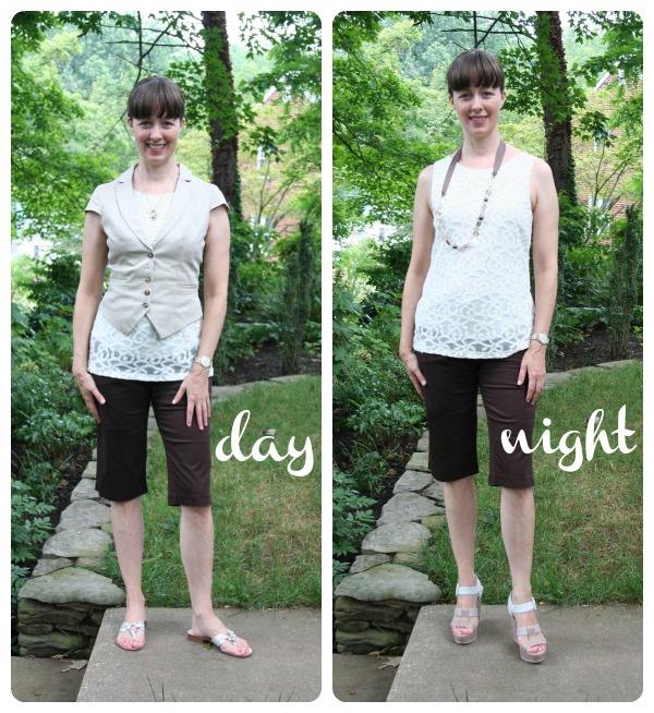 Working mom outfits of the week: Day to night Bermuda shorts and .
