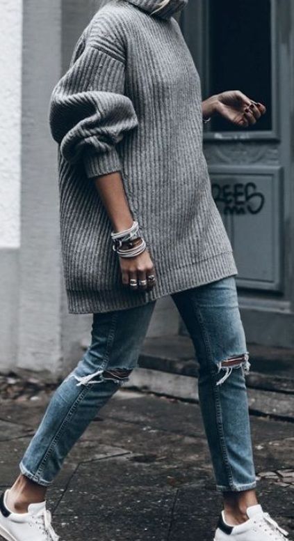 Big Sweater Outfit Ideas for
  Ladies