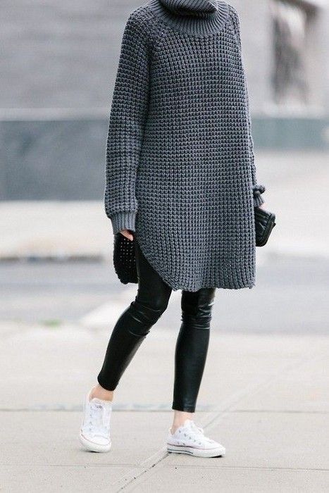 21 Cute Oversized Sweater Outfit Ideas Glamsugar.com Street style .