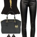 black and gold | Casual, Autumn fashion, Wom