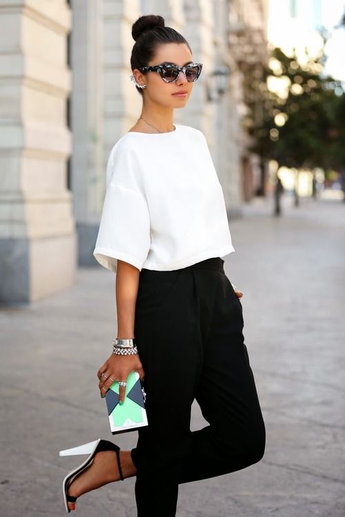 40 Ways to Make Black-and-White Work for You – Trendy outfit Ideas .