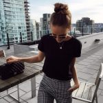 black plaid pants | Business casual outfits for women, Classy .