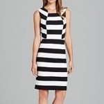 Trina Turk Dresses | Marsha Black White Striped Dress | Poshma