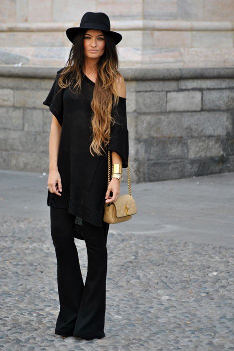 Black Bell Bottoms Outfit
  Ideas for Ladies