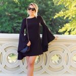 How to Wear Black Bell Sleeve Dress: Top Outfit Ideas - FMag.c