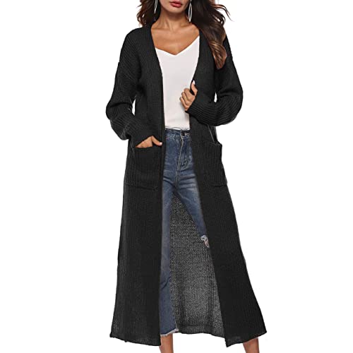 Dress Long Black Cardigan: Amazon.c