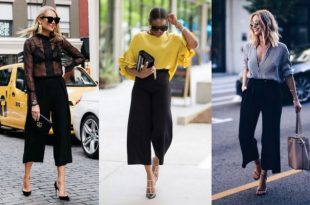 65 Black Culottes Outfit Ideas You Should Try | Style Tips For .