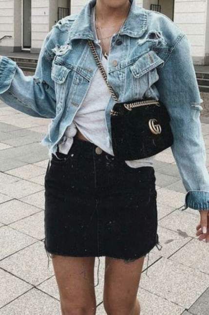 20+ Ideas For Skirt Outfits For Teens Schools Jean Jackets #skirt .