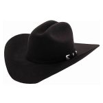 Cavender's 10X Silver Star Black Felt Cowboy Hat ❤ liked on .