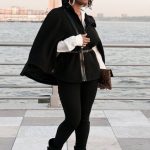 Wide brimmed black felt fedora womens hat street style | Fedora .