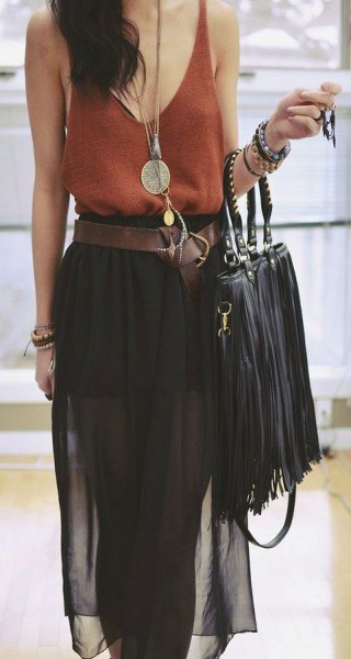 How to Wear Black Fringe Purse: Best 13 Super Chic Outfit Ideas .