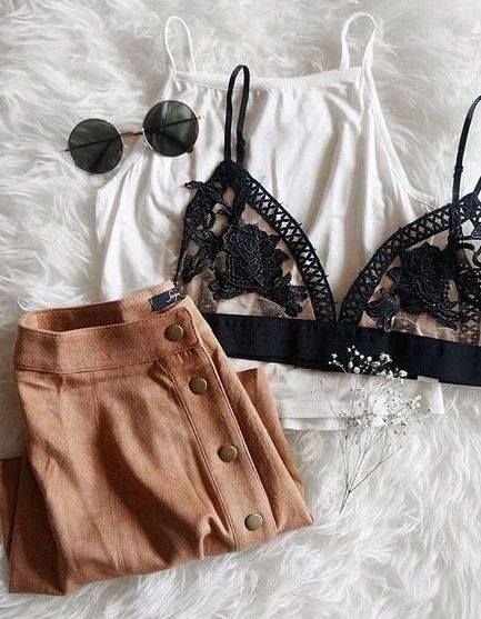 Sexy yet Classy Outfit Ideas for Bralette! - Fashehol