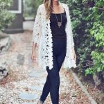 Lace Kimonos dress up any outfit — from tanks and shorts, to a .