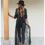 All-black outfit mood. #Edgy #Rocker Black Hat | Black Deep V Body .