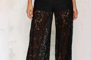 Black Lace Pants: 15 Sexy and Elegant Outfit Ideas - FMag.c