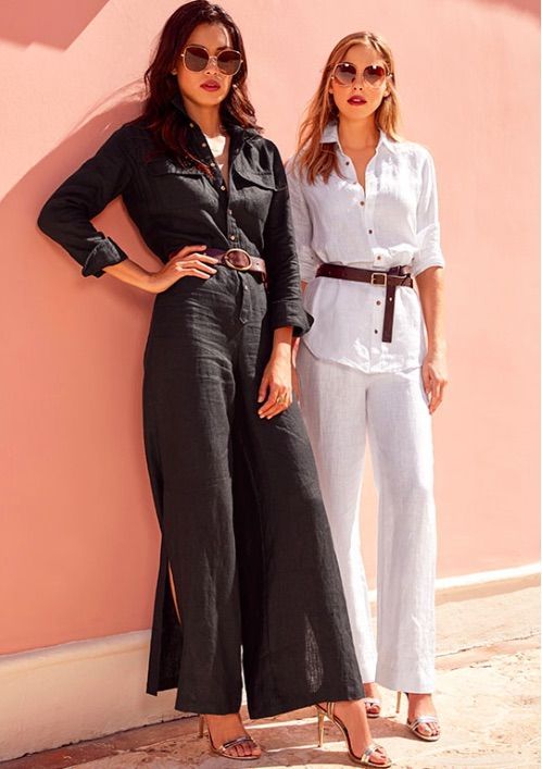 Black Linen Jumpsuit | Fashion, Today's fashion trends, Trending .
