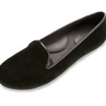 Black Loafers For Women - Suede Shoes By Plug