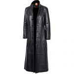 Long Leather Coat: Amazon.c