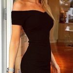 summer #hot #weather #outfitideas | Off The Shoulder Little Black .